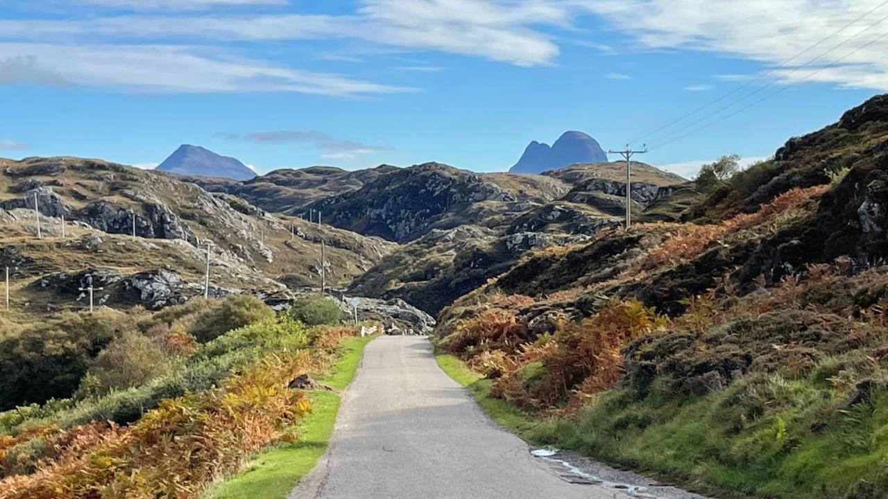 Beautiful Cottage In A Wonderful Highland Setting Drumbeg ภายนอก รูปภาพ